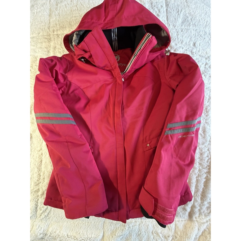 Obermeyer Hooded Winter Ski Jacket Size 2